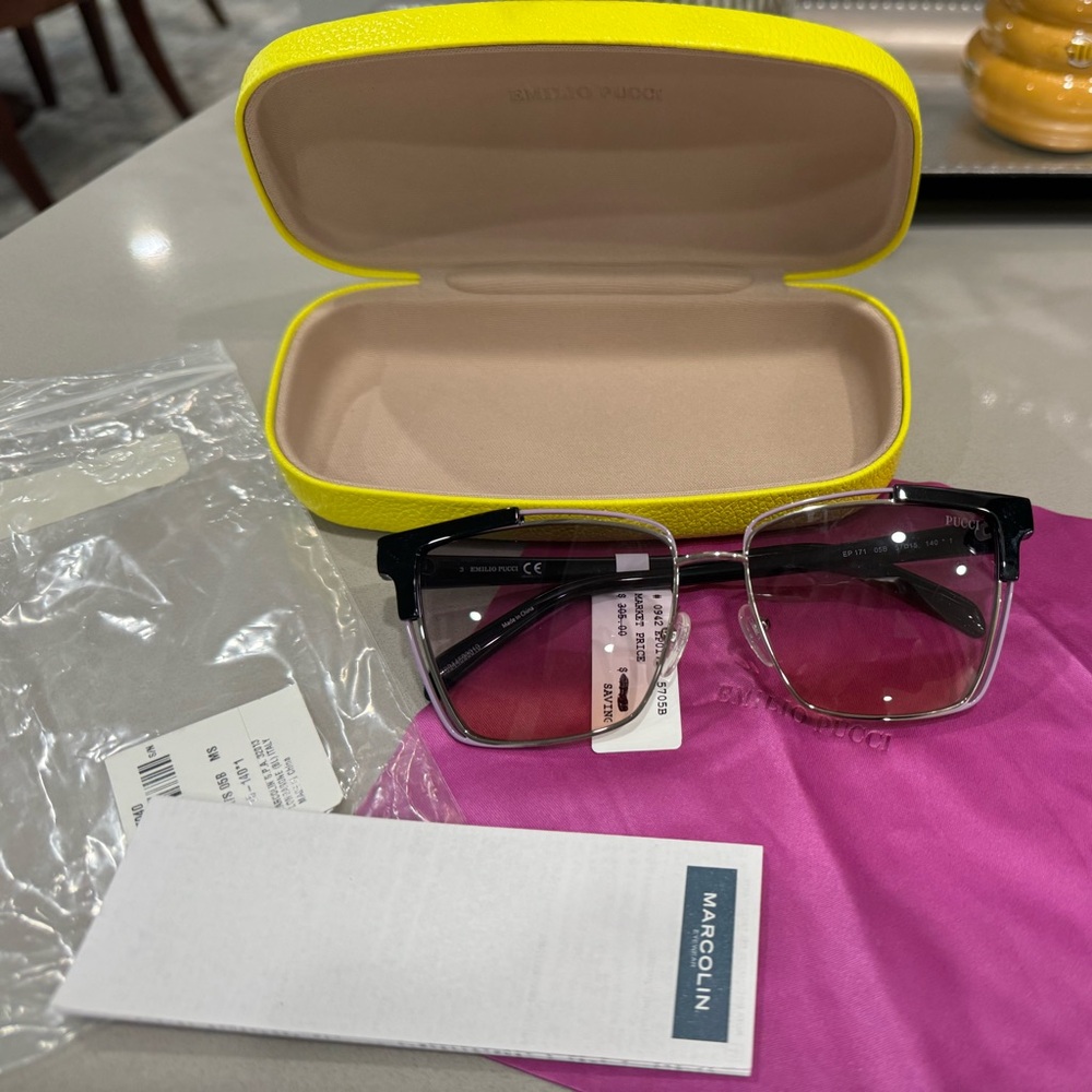 Emilio Pucci sunglasses..